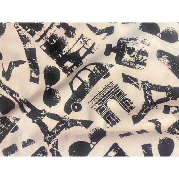 Karl Lagerfeld Paris Taxi Sunglass Print Top NWT Medium - Picture 6 of 6